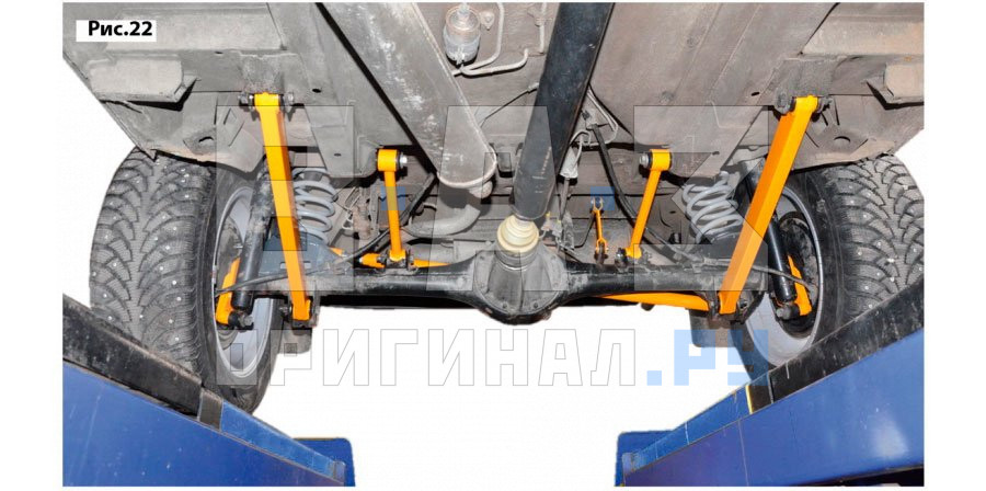 Лифт-комплект для передней подвески (+30 мм) с крепежом ВАЗ 2121-2131 /Нива/, 2123 /Нива-Шевроле/